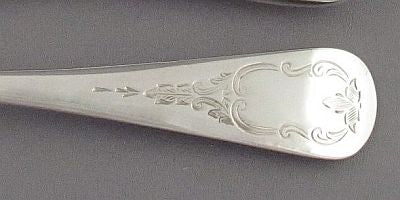 Birks Brentwood pattern sterling silver flatware identification