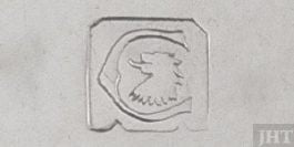 canadian national silver hallmark pre 1978, lion's head within a C