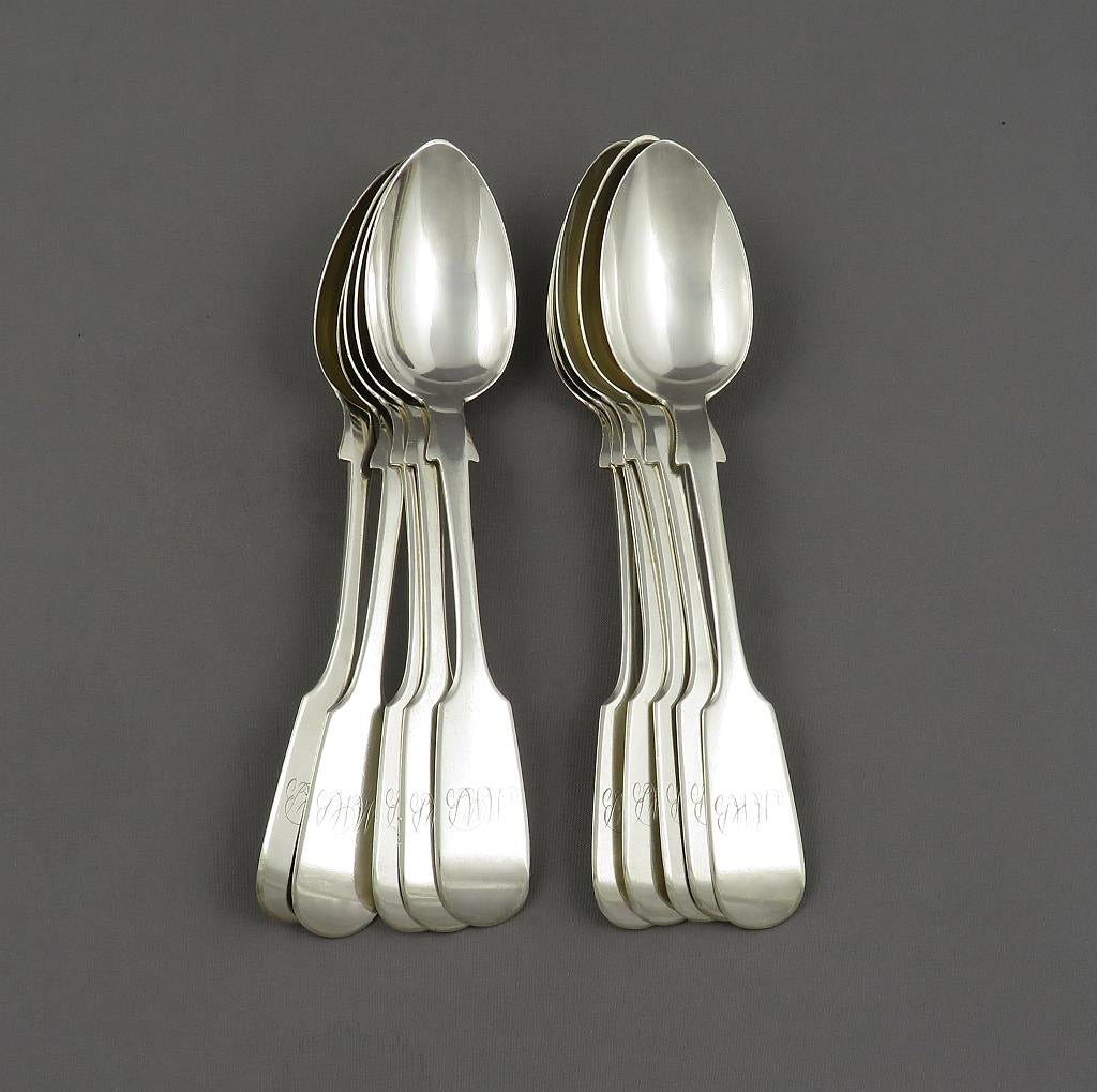 Robert Hendery Sterling Silver Teaspoons - JH Tee Antiques