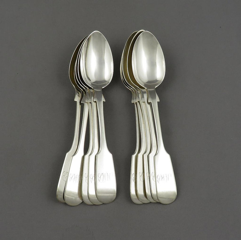 Robert Hendery Sterling Silver Teaspoons - JH Tee Antiques