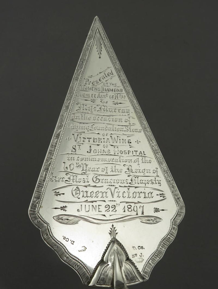 Newfoundland Sterling Silver Trowel - JH Tee Antiques