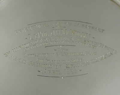 Carmichael Silver Presentation Cup - JH Tee Antiques