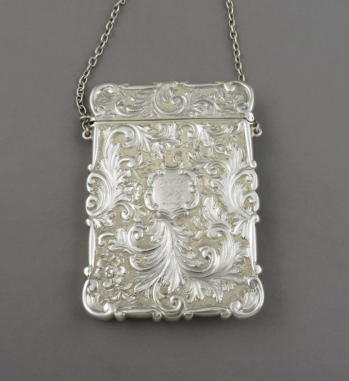 Victorian Castle Top Card Case Crystal Palace