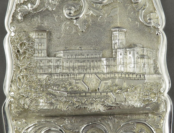 Victorian Castle Top Card Case Osborne House