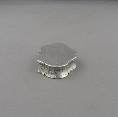 Castle Top Silver Snuff Box