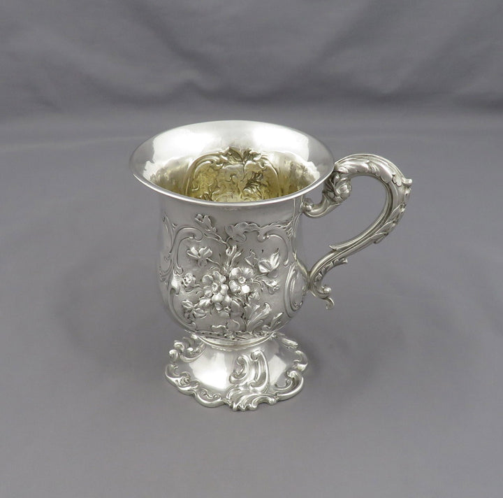 Victorian Sterling Silver Christening Mug