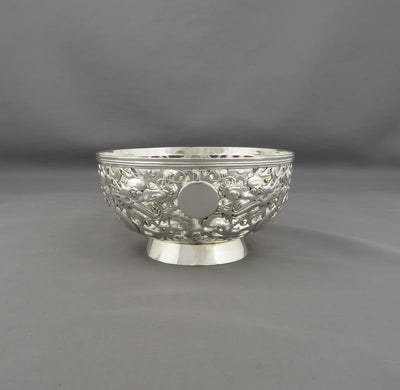Chinese Export Silver Bowl - JH Tee Antiques