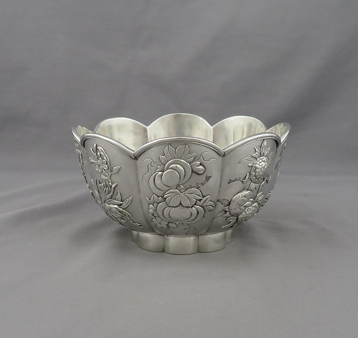 Chinese Export Silver Bowl - JH Tee Antiques