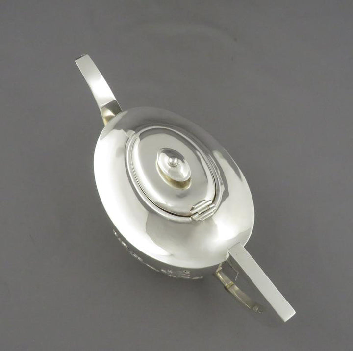 Chinese Export Silver Tea Set - JH Tee Antiques