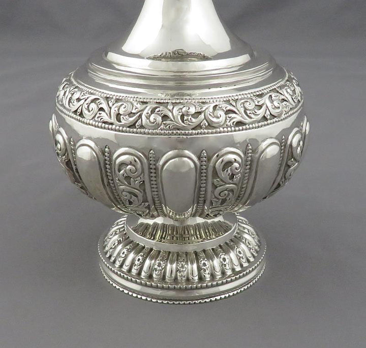Chinese Silver Rose Water Sprinklers - JH Tee Antiques