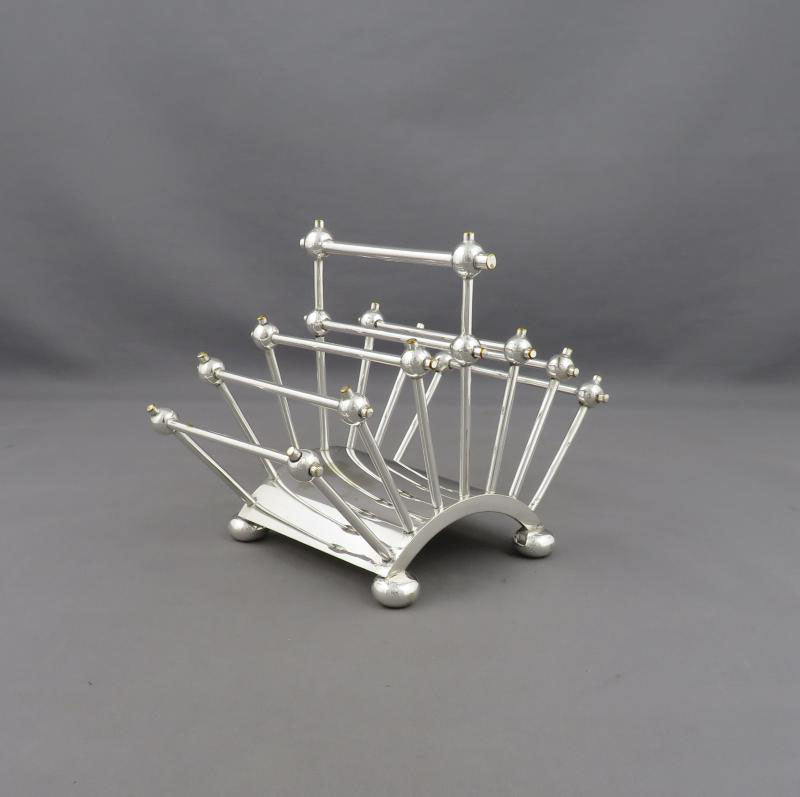 Christopher Dresser Silver Plated Toast Rack