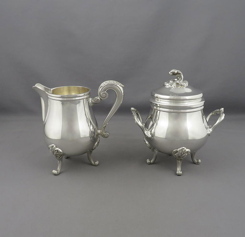 Christofle Marly Cream and Sugar - JH Tee Antiques