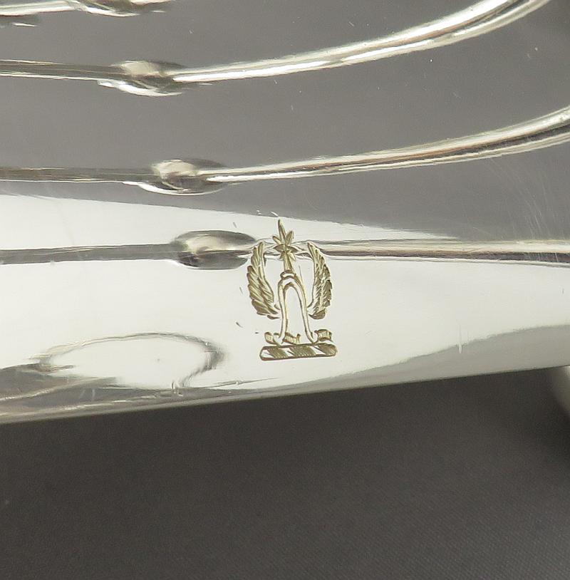 Christopher Dresser Silver Plated Toast Rack - JH Tee Antiques