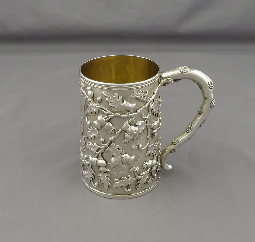 Cutshing Chinese Export Silver Mug