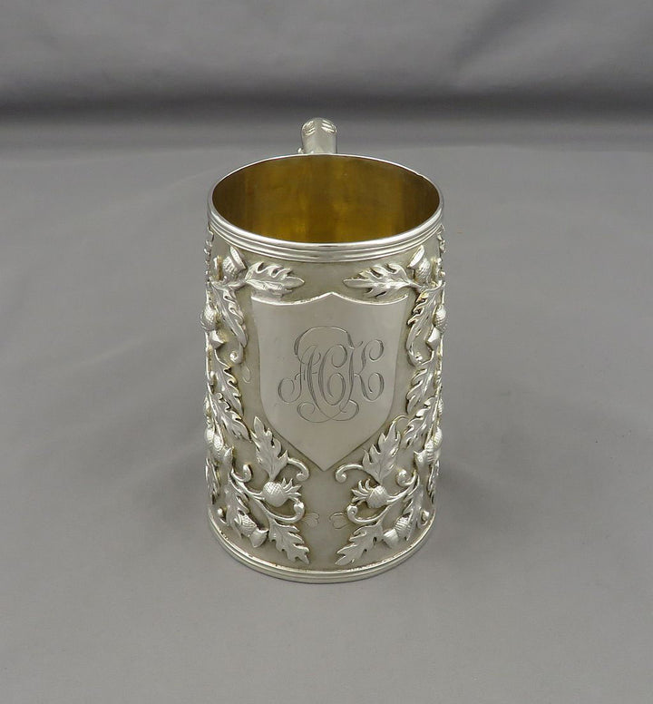 Cutshing Chinese Export Silver Mug