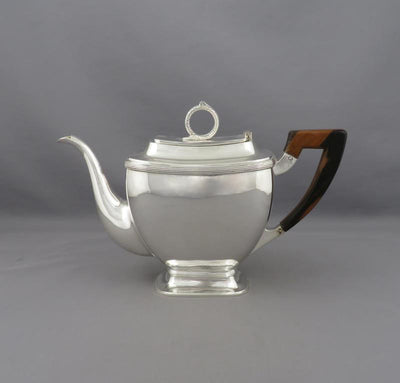 Dutch Sterling Silver Tea Set - JH Tee Antiques