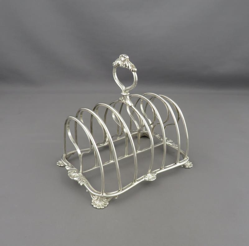 Victorian Silver Toast Rack - JH Tee Antiques