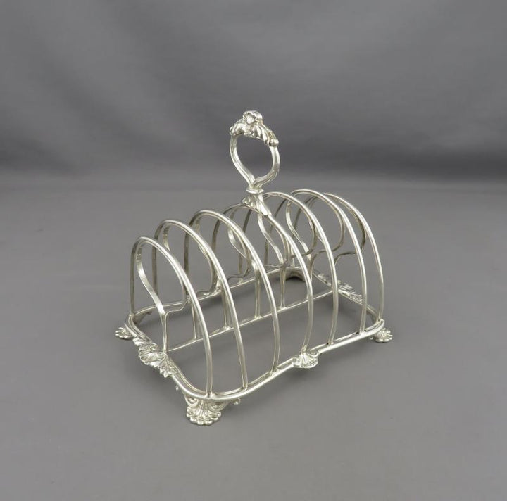 Victorian Silver Toast Rack - JH Tee Antiques