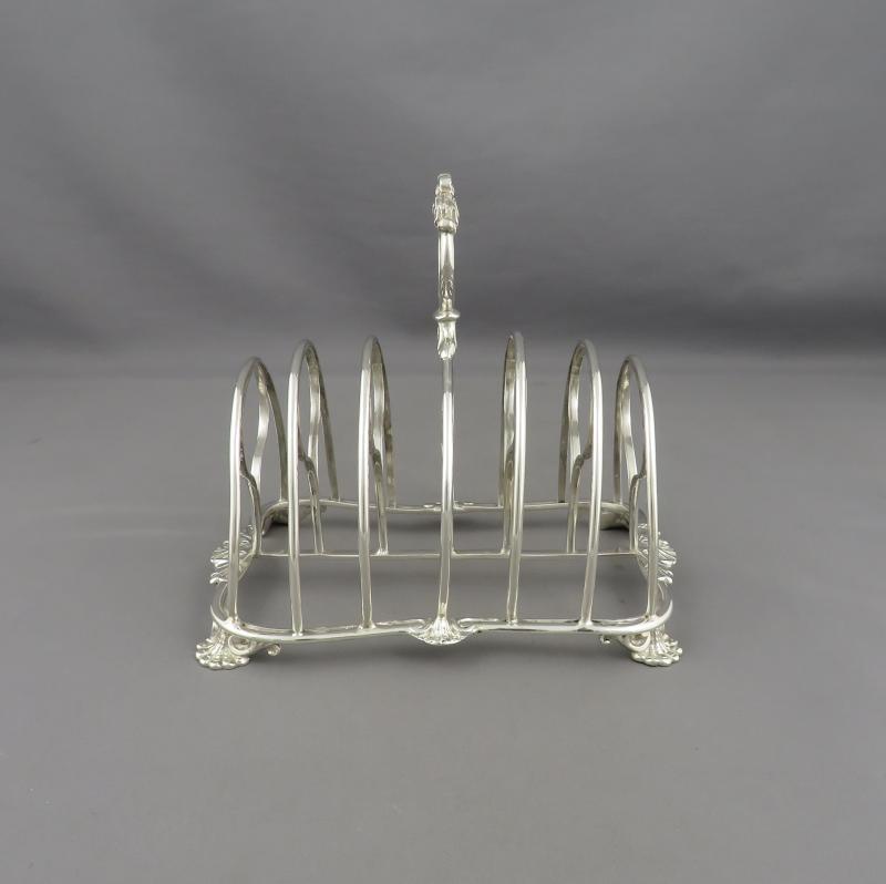 Victorian Silver Toast Rack - JH Tee Antiques