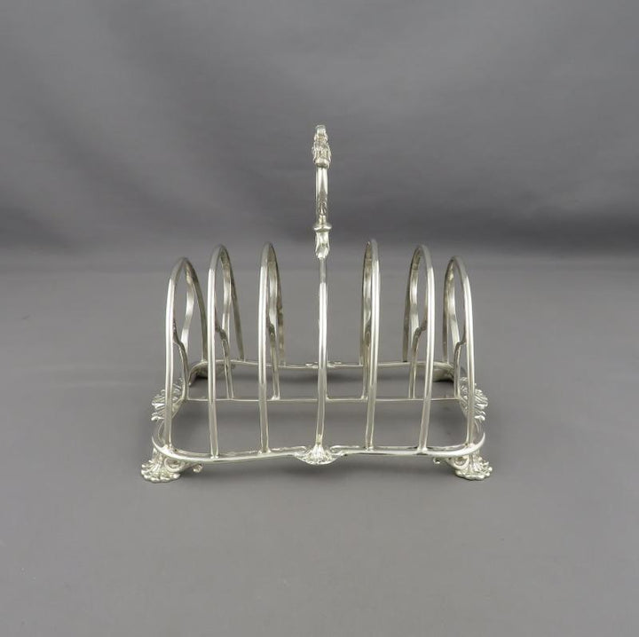 Victorian Silver Toast Rack - JH Tee Antiques