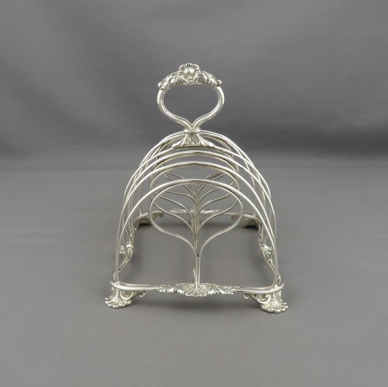 Victorian Silver Toast Rack - JH Tee Antiques