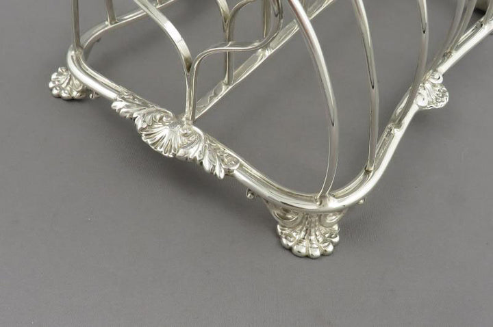 Victorian Silver Toast Rack - JH Tee Antiques