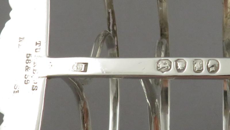 Victorian Silver Toast Rack - JH Tee Antiques