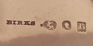 early henry Birks silver mark with pseudo marks and letter B c.1900