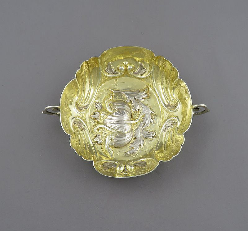 Early German Silver Brandy Bowl - JH Tee Antiques
