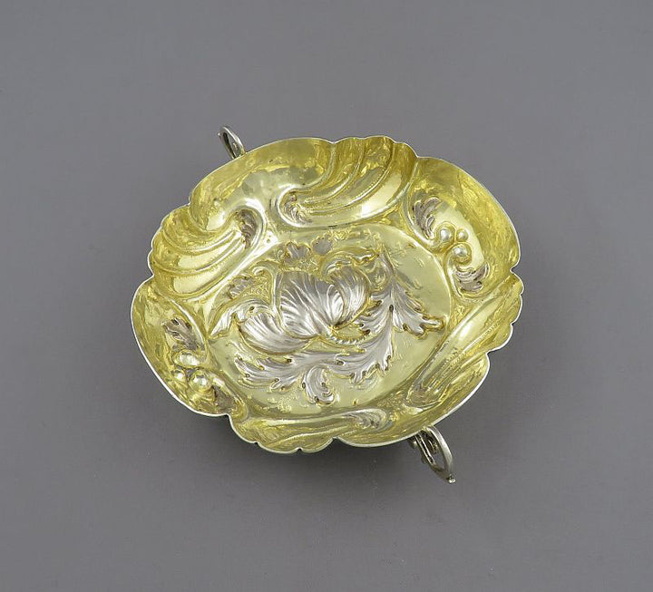 Early German Silver Brandy Bowl - JH Tee Antiques