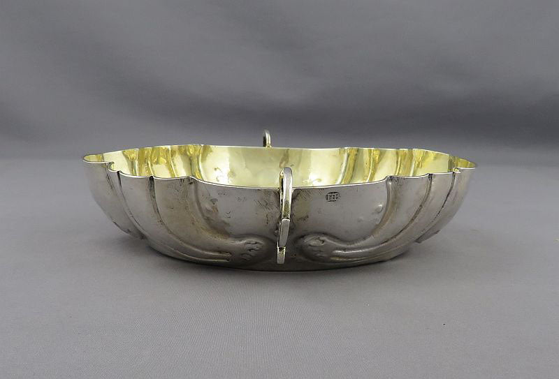 Early German Silver Brandy Bowl - JH Tee Antiques