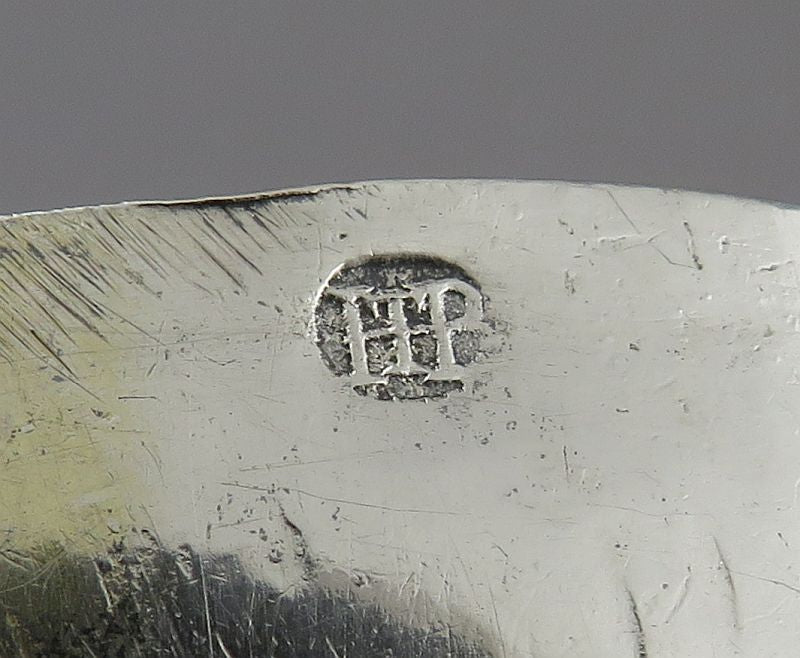 Early German Silver Brandy Bowl - JH Tee Antiques