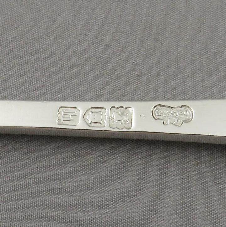 Edwardian Sterling Silver Berry Spoons - JH Tee Antiques