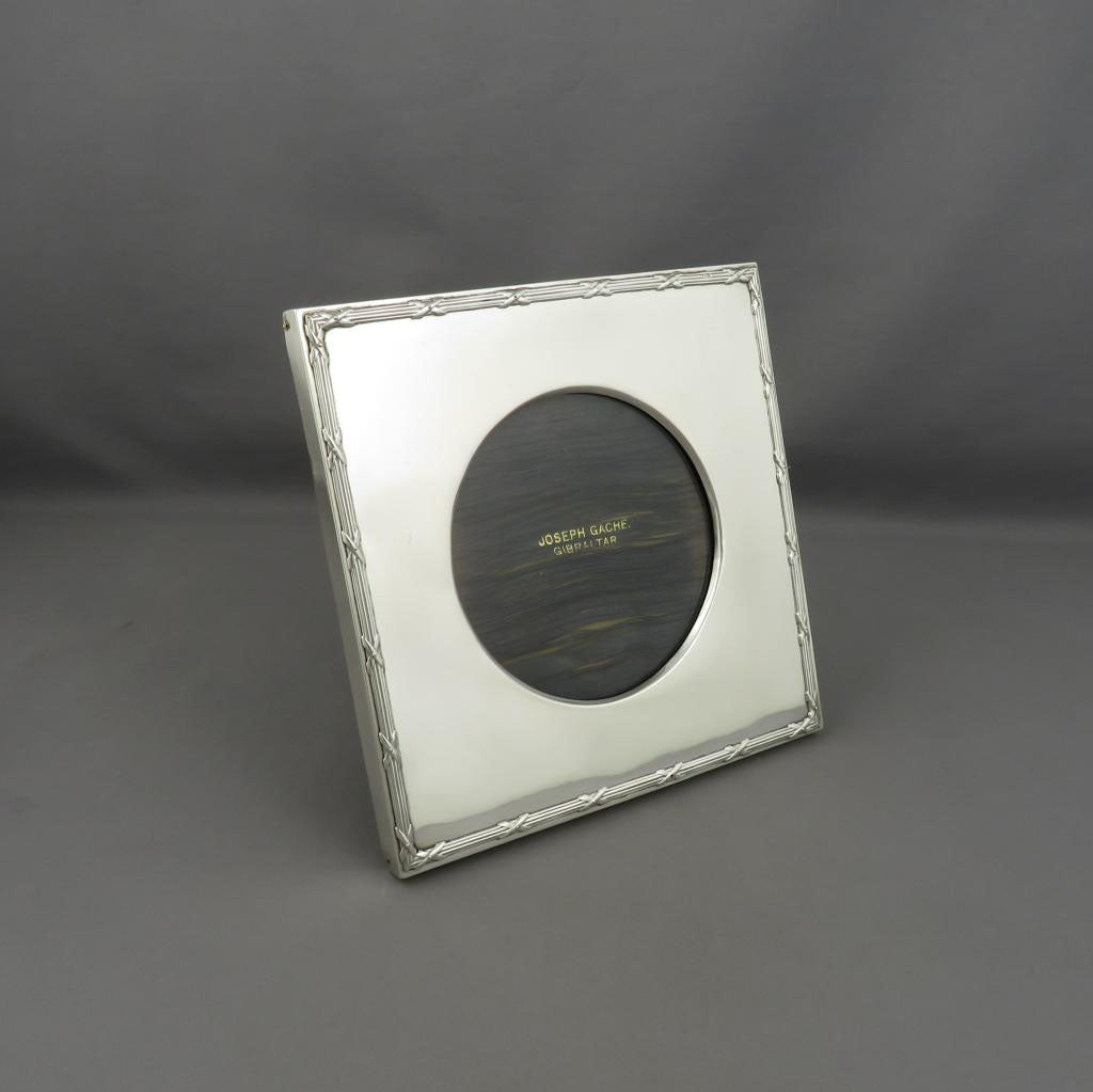 Edwardian Sterling Silver Photo Frame - JH Tee Antiques