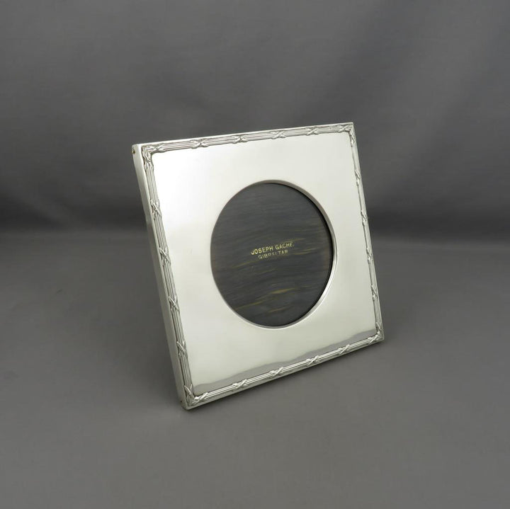 Edwardian Sterling Silver Photo Frame - JH Tee Antiques