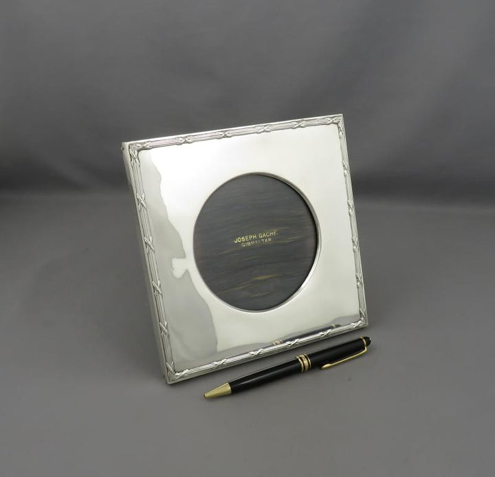 Edwardian Sterling Silver Photo Frame - JH Tee Antiques