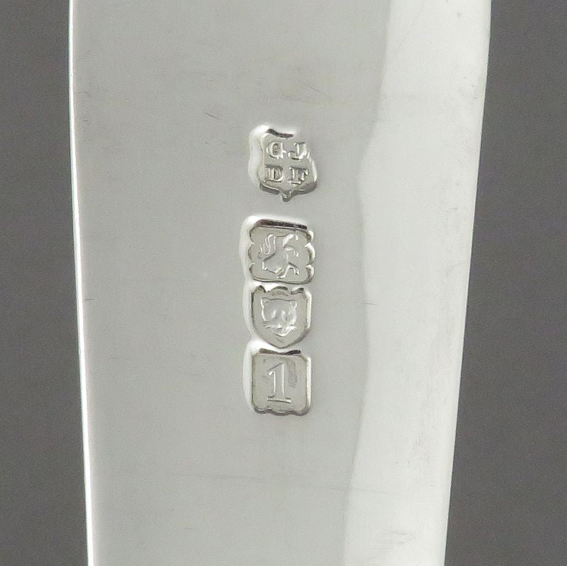Edwardian Silver Stuffing Spoon - JH Tee Antiques