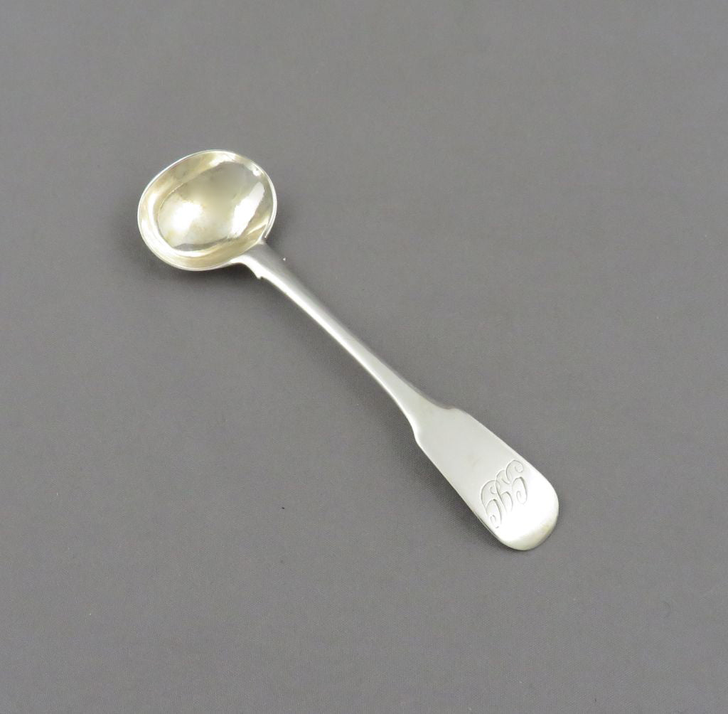 Elgin Silver Salt Spoon - JH Tee Antiques