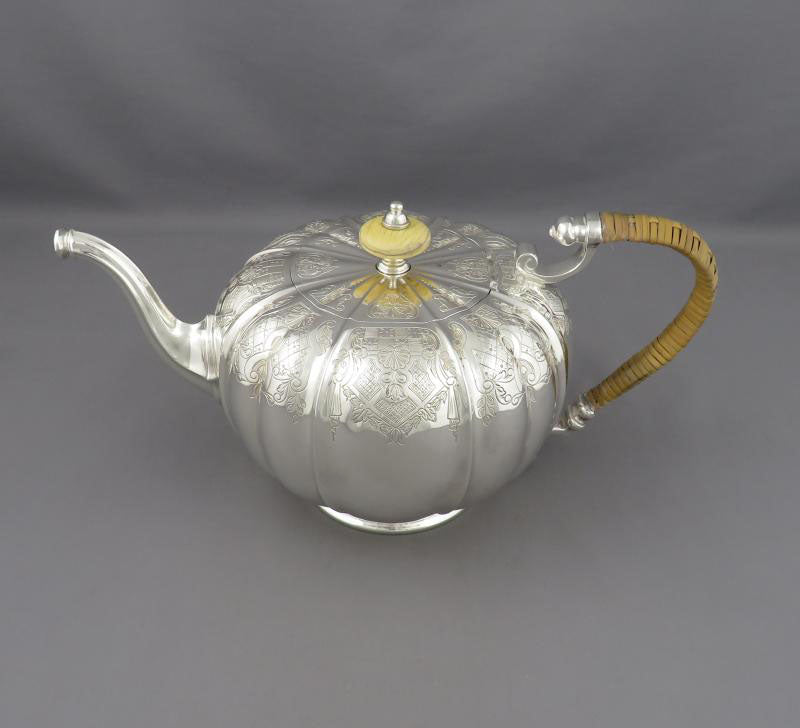 Elkington Sterling Silver Tea Service - JH Tee Antiques