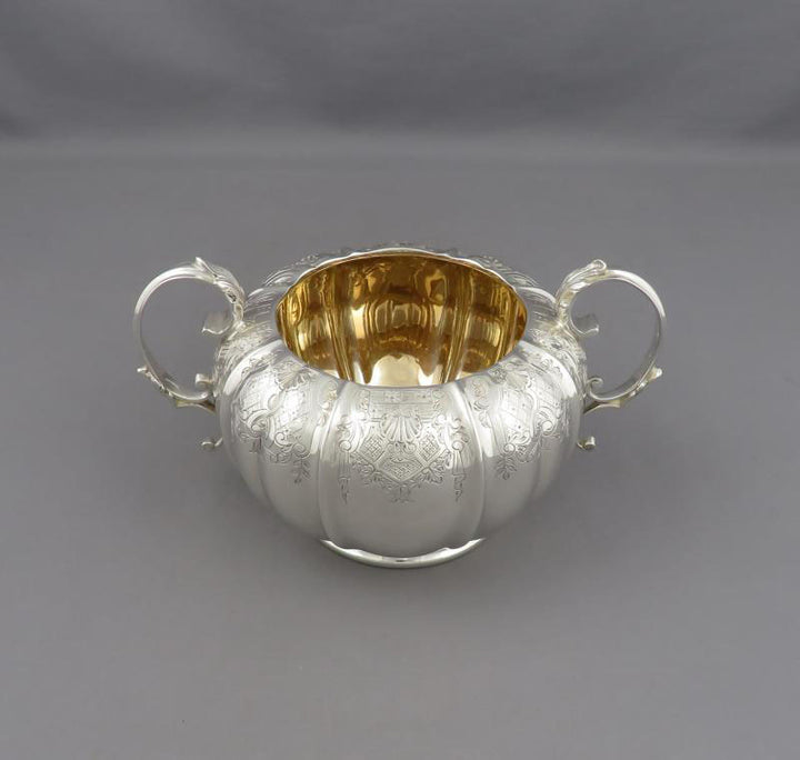 Elkington Sterling Silver Tea Service - JH Tee Antiques