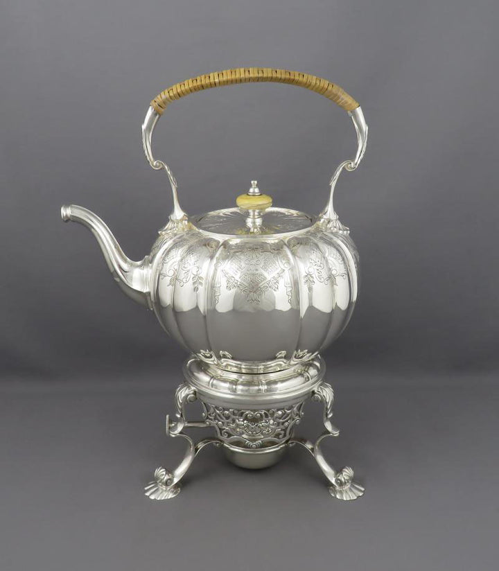 Elkington Sterling Silver Tea Service - JH Tee Antiques