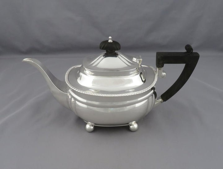 Elkington Sterling Silver Tea Set - JH Tee Antiques