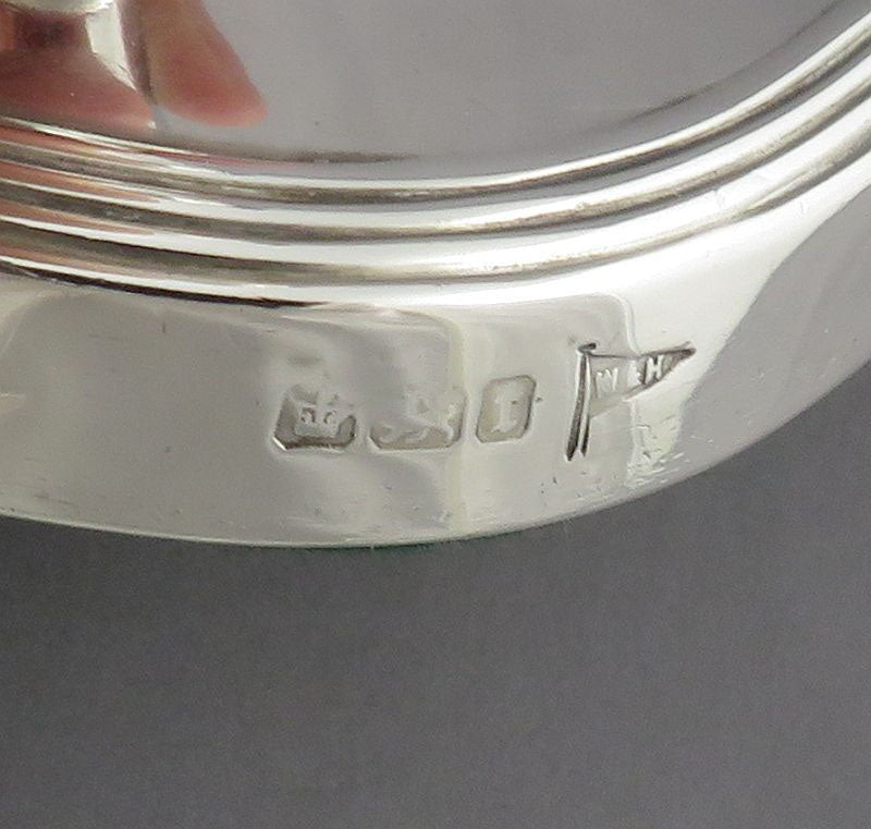English Sterling Silver Candlesticks - JH Tee Antiques
