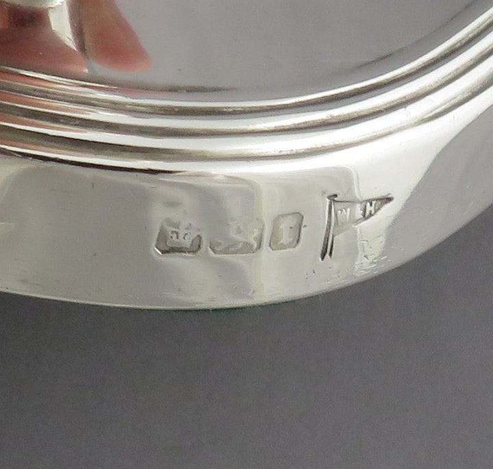 English Sterling Silver Candlesticks - JH Tee Antiques