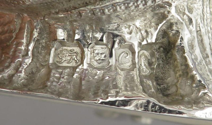 Pair of English Silver Figural Salts - JH Tee Antiques
