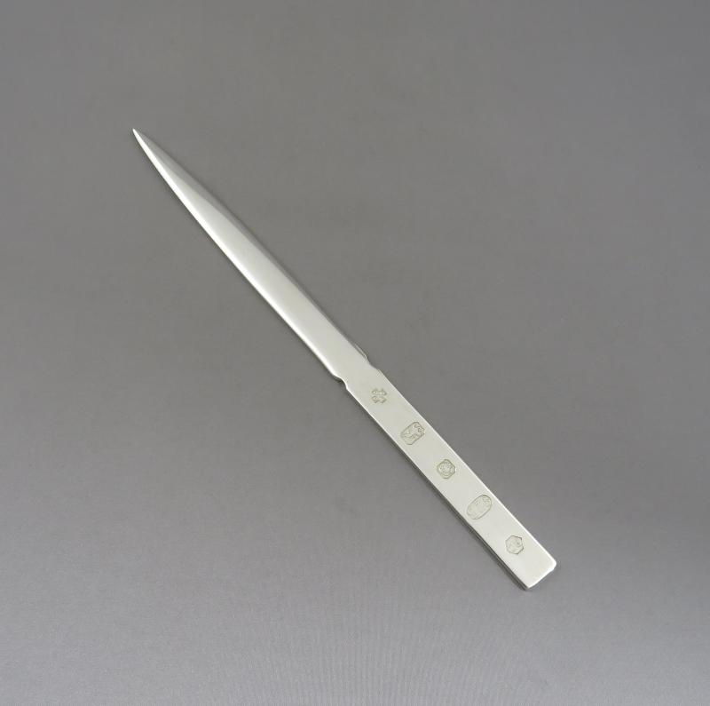 English Sterling Silver Letter Opener - JH Tee Antiques