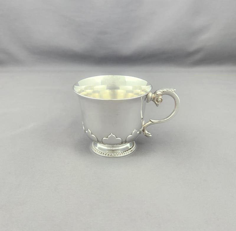 Asprey Sterling Silver Christening Mug - JH Tee Antiques