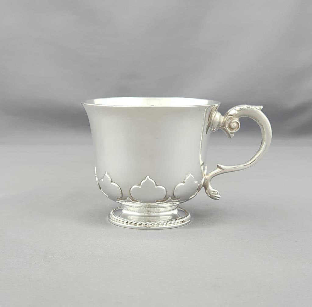 Asprey Sterling Silver Christening Mug - JH Tee Antiques