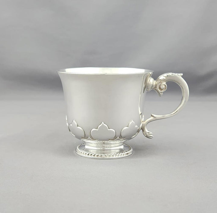 Asprey Sterling Silver Christening Mug - JH Tee Antiques