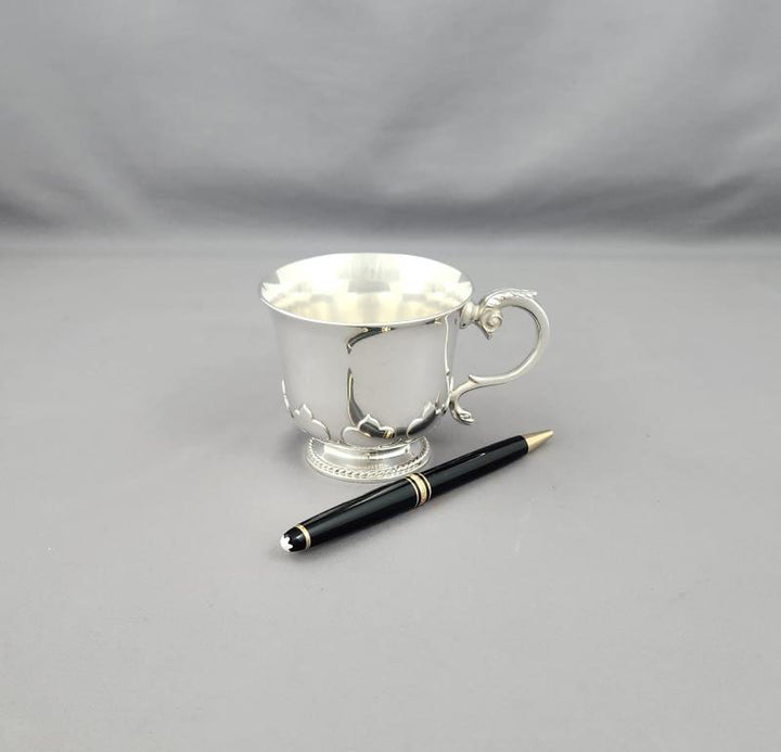 Asprey Sterling Silver Christening Mug - JH Tee Antiques